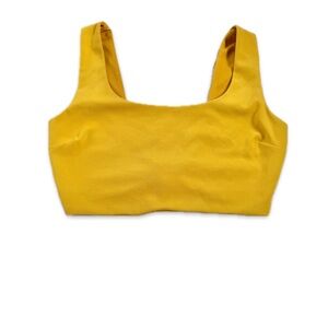 AKIRA Golden Yellow Sunny Crop Top Summer Beachy Festival